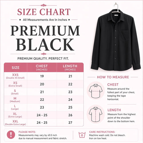 Breathable Black Cotton Lawn Shirt – Loose Fit Top